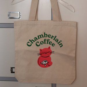 Chamberlain Coffee Cat Tote Bag